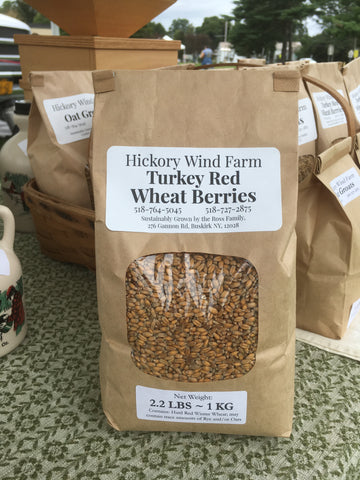 Turkey Red Heirloom Wheat Berries - 2.2 Pound Bag