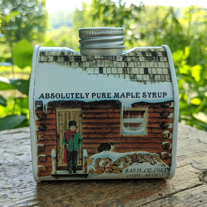 250ml Log Cabin Tin - Grade A Pure New York Maple Syrup